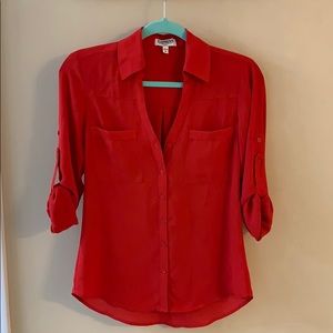 Express XS Slim Fit Portofino Shirt